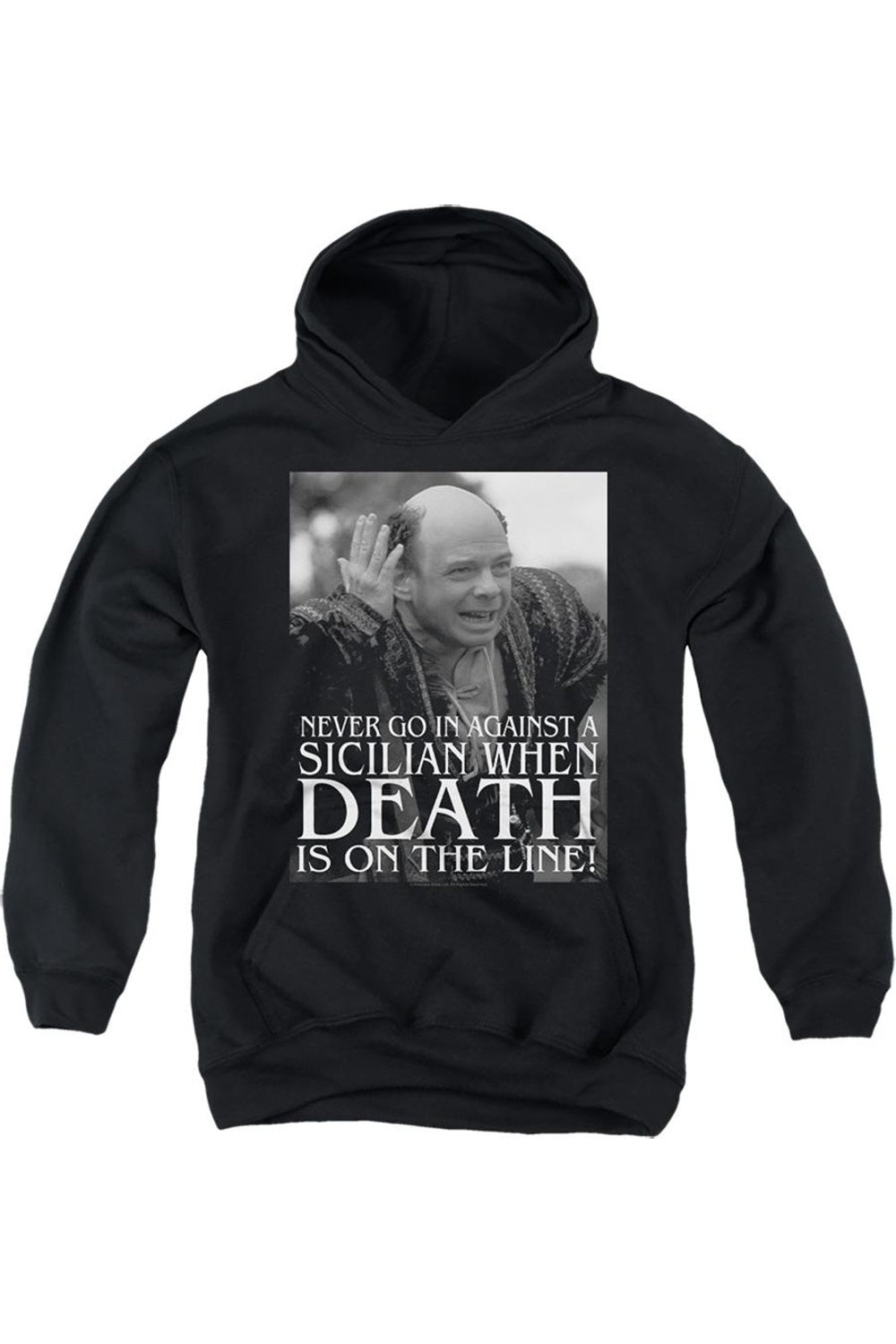 Толстовка с капюшоном Princess Bride "Сицилийская молодость" Gildan, черный
Толстовка с капюшоном Princess Bride "Сицилийская молодость" Gildan, черный