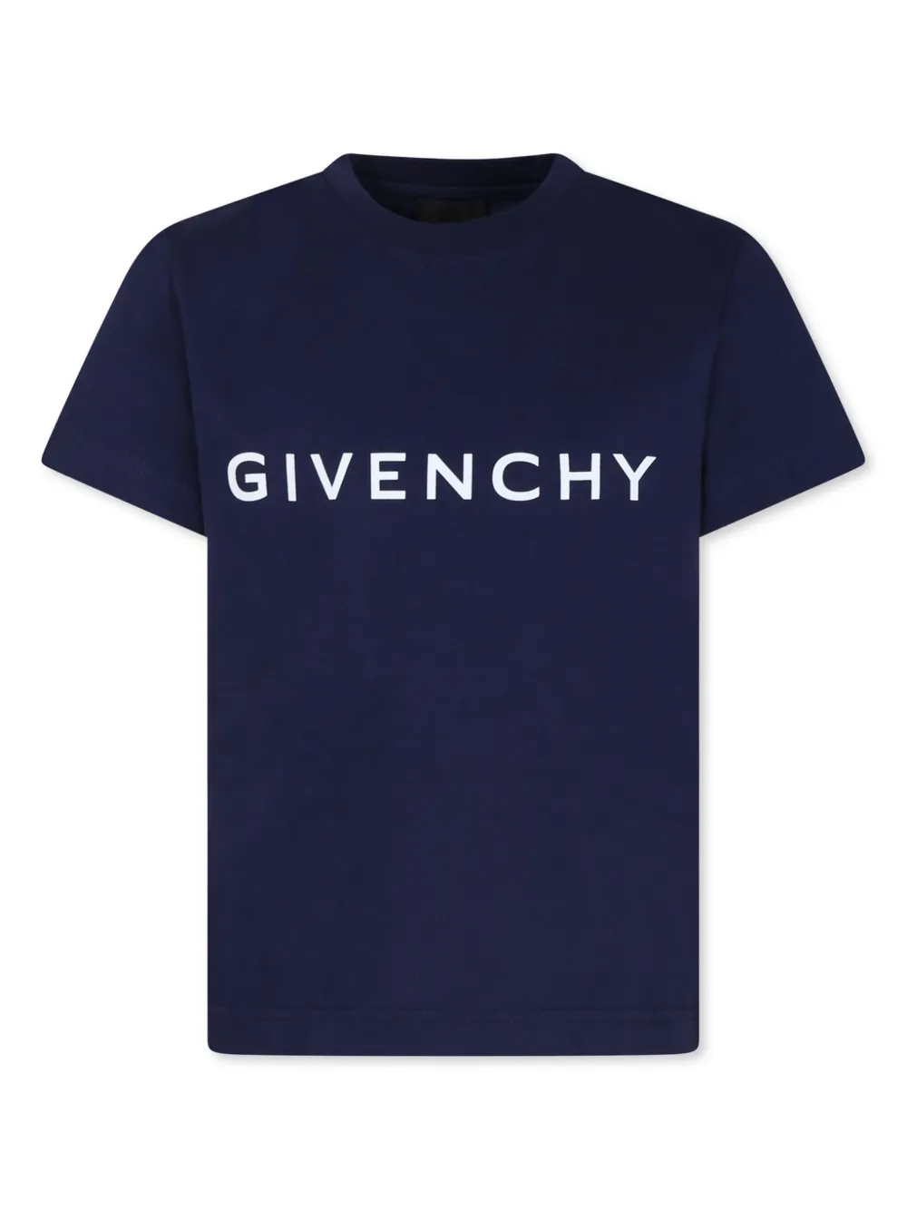 Футболка из органического хлопка с логотипом Givenchy Kids, синий
Футболка из органического хлопка с логотипом Givenchy Kids, синий