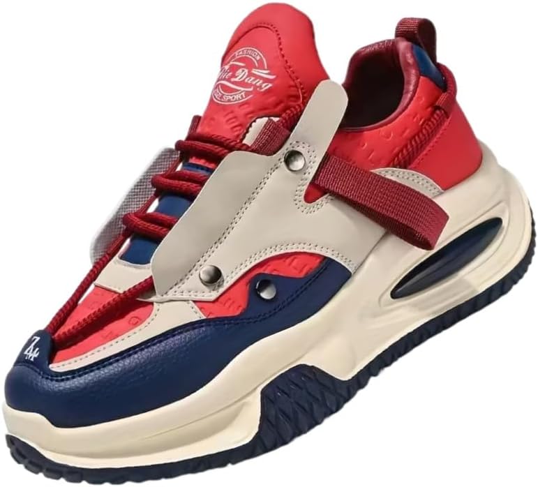 Мужские спортивные повседневные кроссовки на толстой подошве- противоскользящие, прочные, дышащие, удобные, подходят для всех сезонов, модные и универсальные Fmshi, красный/синий
Мужские спортивные повседневные кроссовки на толстой подошве- противоскользящие, прочные, дышащие, удобные, подходят для всех сезонов, модные и универсальные Fmshi, красный/синий