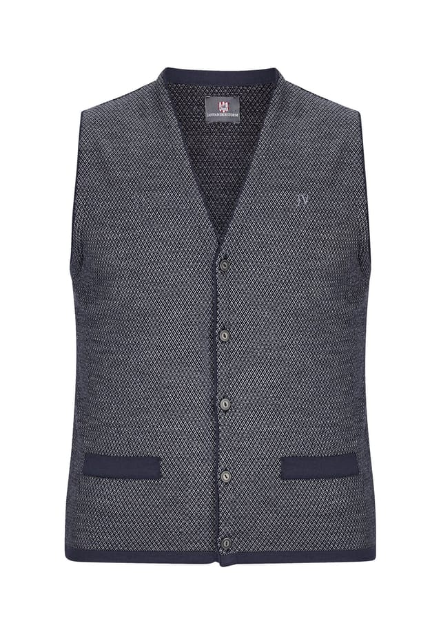 Вязаный жилет тейн Jan Vanderstorm, синий
Вязаный жилет тейн Jan Vanderstorm, синий