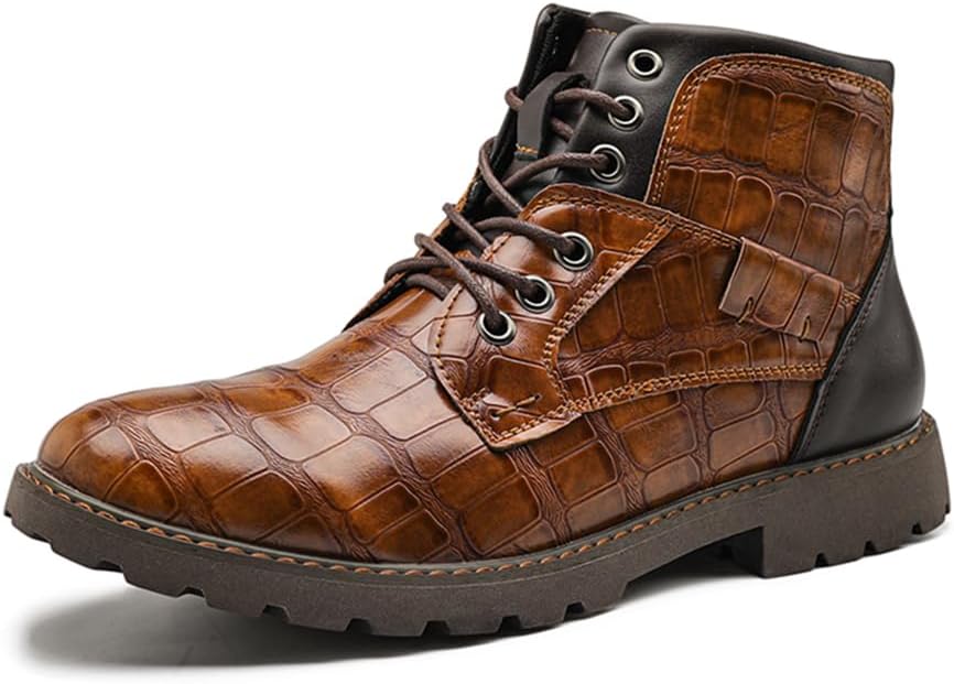 Мужские ретро-мотоциклетные ботинки Lanverth с боковой молнией и шнуровкой, нескользящие, осенние, повседневные, ботильоны, желтый
Мужские ретро-мотоциклетные ботинки Lanverth с боковой молнией и шнуровкой, нескользящие, осенние, повседневные, ботильоны, желтый