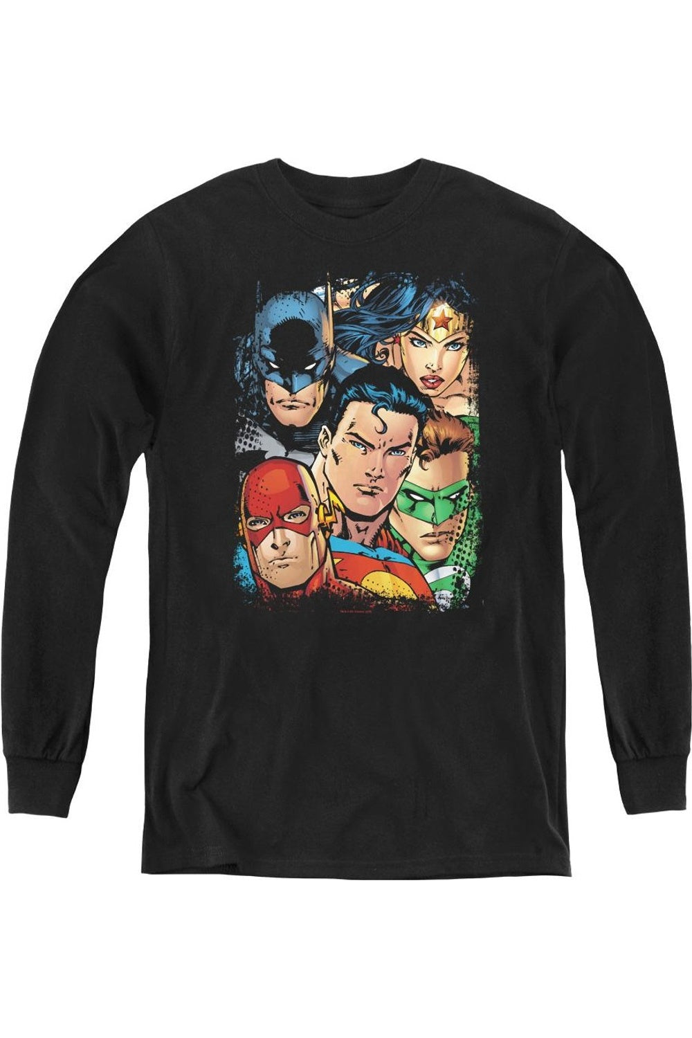 Футболка с длинным рукавом для подростков "Лига справедливости: крупным планом" Gildan, черный
Футболка с длинным рукавом для подростков "Лига справедливости: крупным планом" Gildan, черный