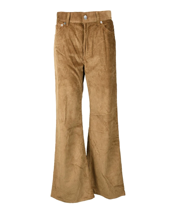 Велюровые расклешенные брюки с высокой талией Dondup, коричневый
Велюровые расклешенные брюки с высокой талией Dondup, коричневый