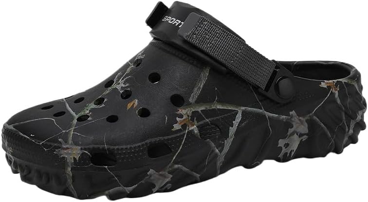 Мужские сабо больших размеров из EVA с дырочками, удобные, нескользящие, повседневные, для пляжа, воды и дома Clolinde, черный
Мужские сабо больших размеров из EVA с дырочками, удобные, нескользящие, повседневные, для пляжа, воды и дома Clolinde, черный