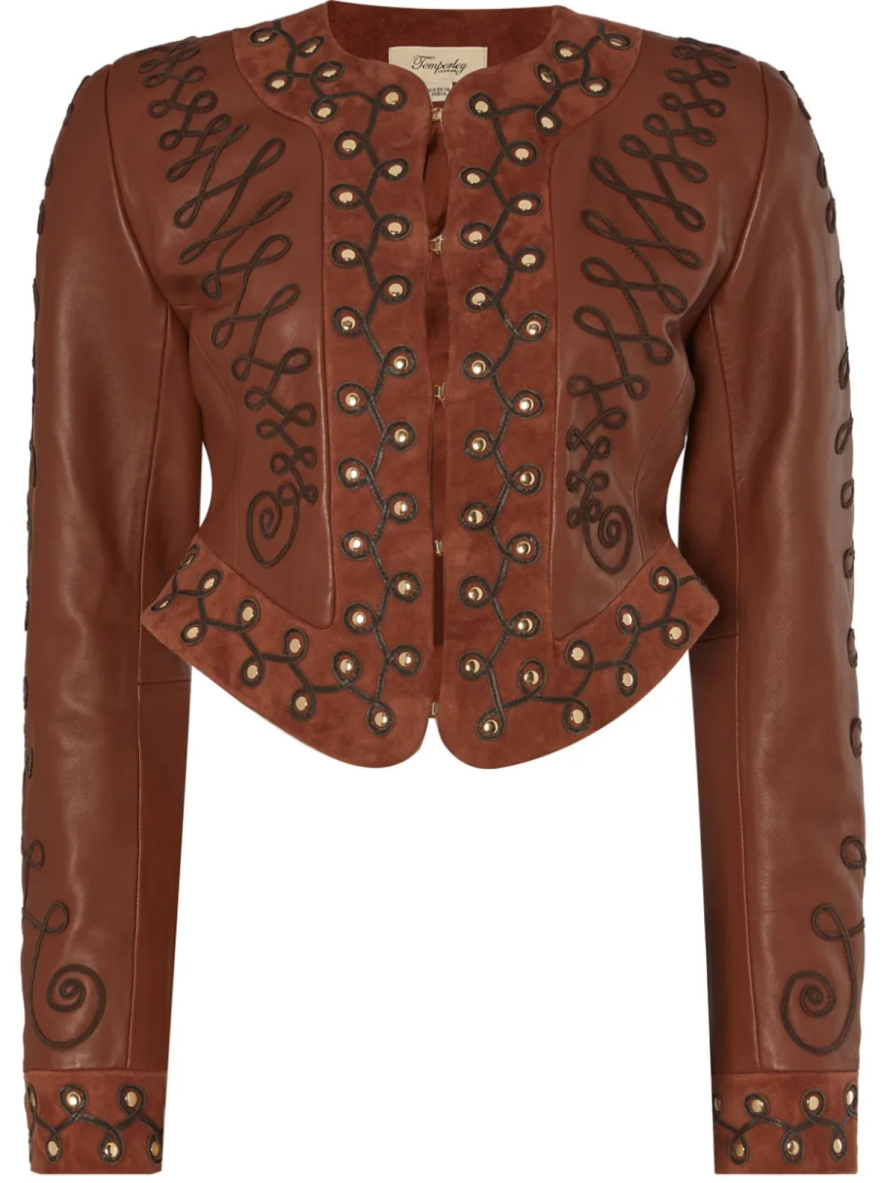 Кожаная куртка Temperley London Pablo, коричневый
Кожаная куртка Temperley London Pablo, коричневый