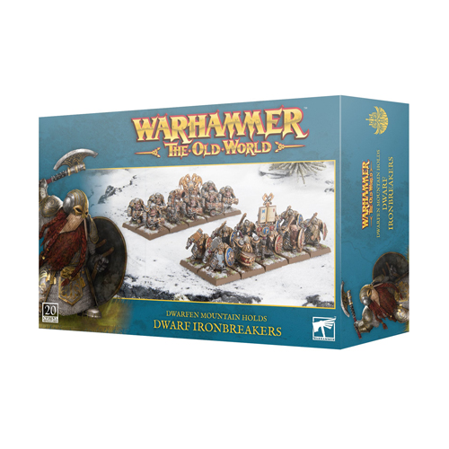 Фигурка Warhammer: The Old World – Dwarfen Mountain Holds – Dwarf Ironbreakers Games Workshop
Фигурка Warhammer: The Old World – Dwarfen Mountain Holds – Dwarf Ironbreakers Games Workshop