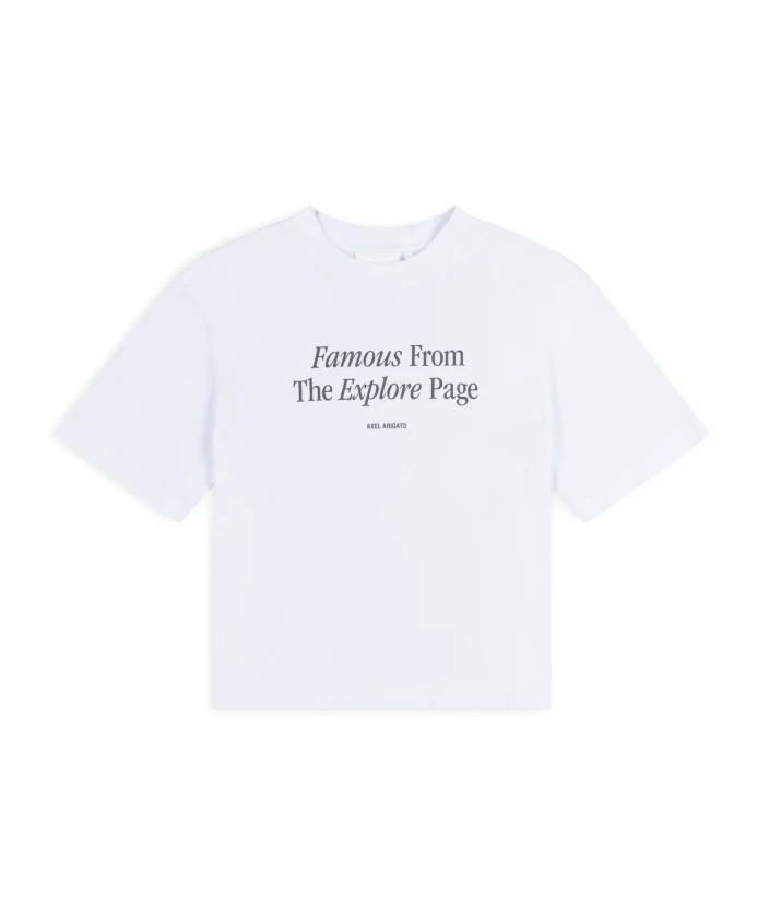 Знаменитая футболка с принтом Axel Arigato, белый
Знаменитая футболка с принтом Axel Arigato, белый