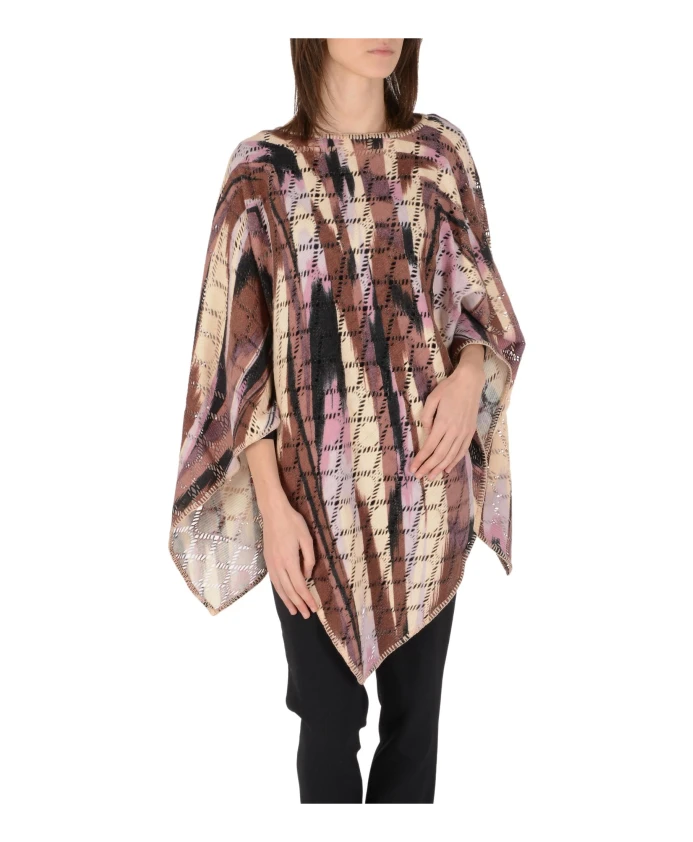 Яркое шерстяное пончо Missoni, мультиколор
Яркое шерстяное пончо Missoni, мультиколор