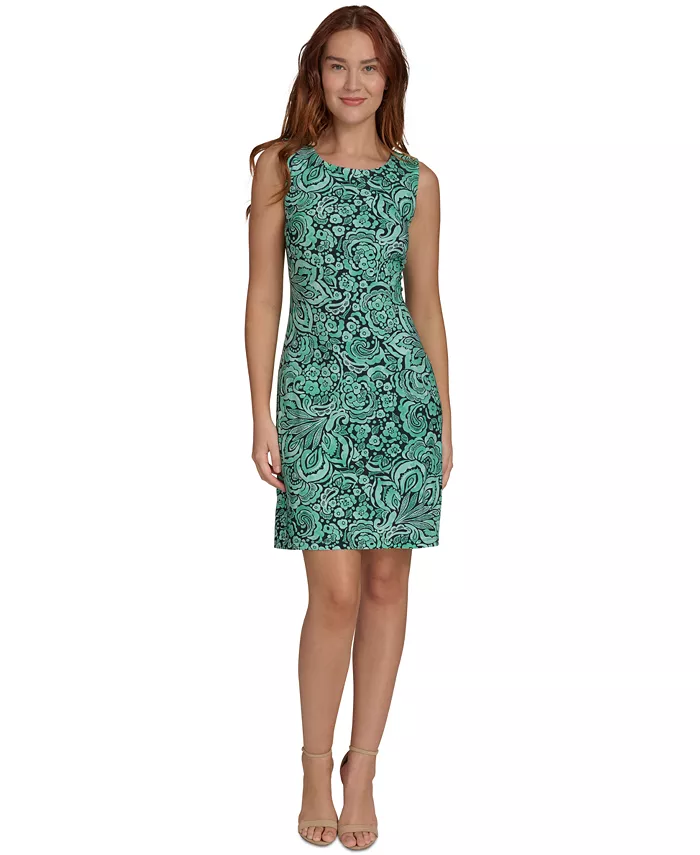 Женское мини-платье-сорочка с принтом без рукавов Tommy Hilfiger, зеленый
Женское мини-платье-сорочка с принтом без рукавов Tommy Hilfiger, зеленый