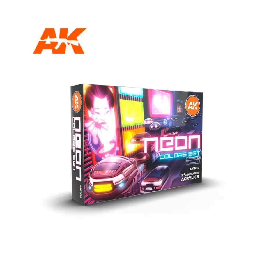 Набор неоновых цветов, 3rd Gen Acrylic Paint Sets
Набор неоновых цветов, 3rd Gen Acrylic Paint Sets