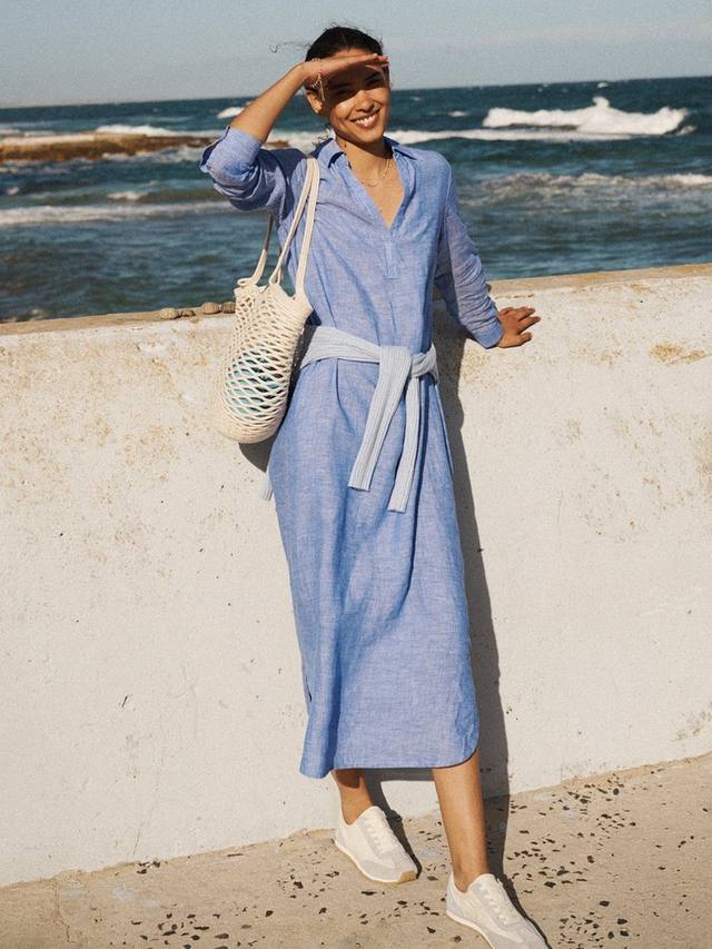 Платье из чистого льна NRBY, цвет Bright Blue
Платье из чистого льна NRBY, цвет Bright Blue