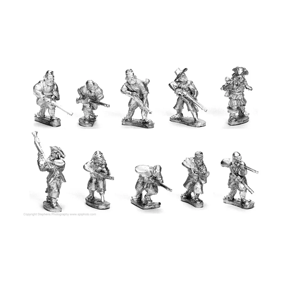 Пираты с огнестрельным оружием, Pirates / Buccaneer, Broadsword & Blunderbuss (Old Glory) (25mm) 
Пираты с огнестрельным оружием, Pirates / Buccaneer, Broadsword & Blunderbuss (Old Glory) (25mm)