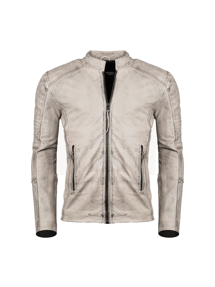 Кожаная куртка PAULGOS, бежевый
Кожаная куртка PAULGOS, бежевый