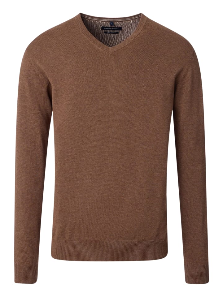 Casa moda Базовый пуловер коричневого цвета
Casa moda Базовый пуловер коричневого цвета