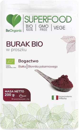 BeOrganic органический свекольный порошок 200 г
BeOrganic органический свекольный порошок 200 г