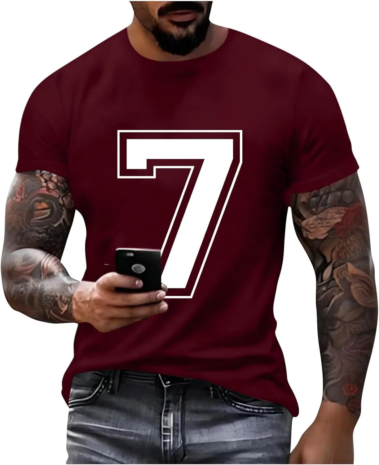 Футболка Unisex с коротким рукавом Varsity Shirt, номер 7 Sdeycui
Футболка Unisex с коротким рукавом Varsity Shirt, номер 7 Sdeycui