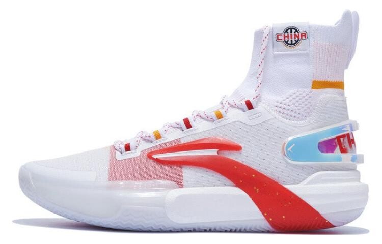 Кроссовки для баскетбола Speed 9 Ultra мужские высокие белые/красные Lining
Кроссовки для баскетбола Speed 9 Ultra мужские высокие белые/красные Lining