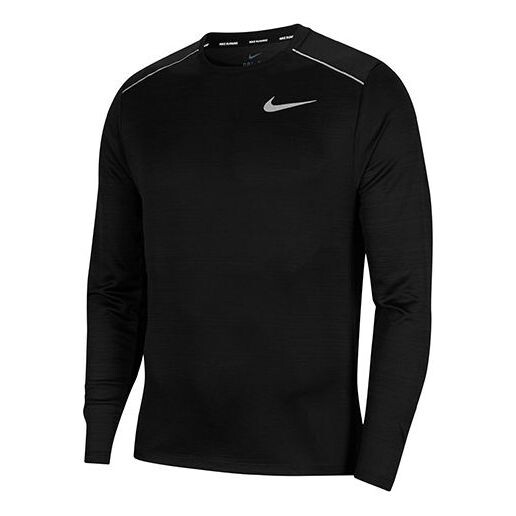 Футболка dri fit miler sports running long sleeve shirt men Nike, черный
Футболка dri fit miler sports running long sleeve shirt men Nike, черный