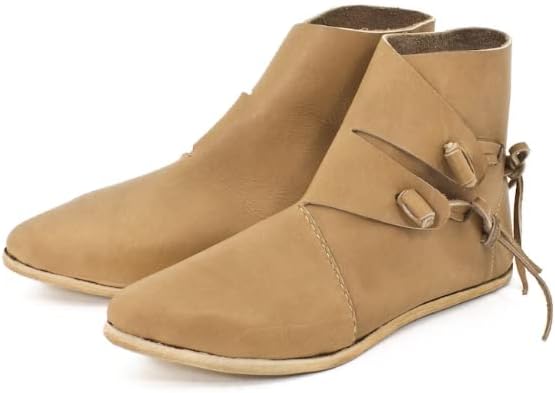 Средневековые сапоги из натуральной кожи, викинговские ботинки с одним гвоздем на подошве, натурально-коричневые Generic
Средневековые сапоги из натуральной кожи, викинговские ботинки с одним гвоздем на подошве, натурально-коричневые Generic