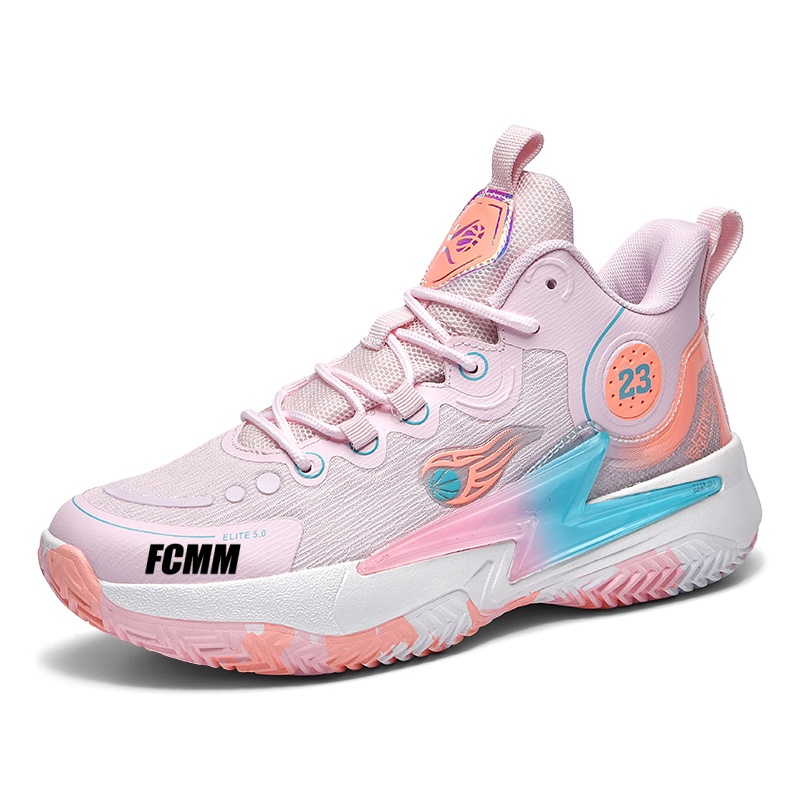 Баскетбольные кроссовки детские, противоскользящие, с амортизацией, дышащие, с высоким верхом FCMM, розовый
Баскетбольные кроссовки детские, противоскользящие, с амортизацией, дышащие, с высоким верхом FCMM, розовый