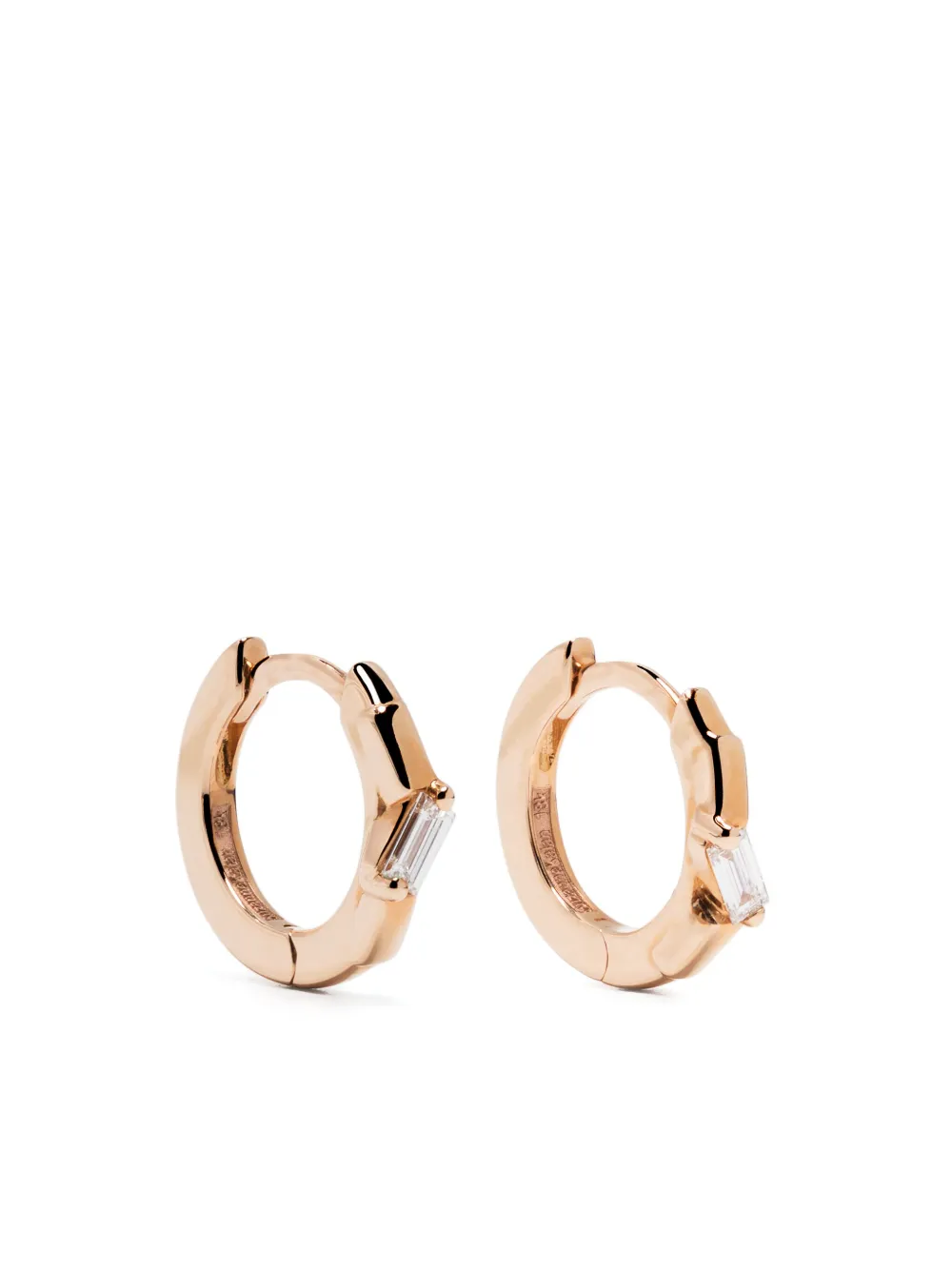 Серьги-кольца из розового золота с бриллиантами Suzanne Kalan, розовый
Серьги-кольца из розового золота с бриллиантами Suzanne Kalan, розовый