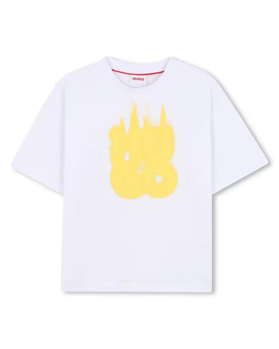 100% хлопок футболка для мальчиков с короткими рукавами Hugo, белый
100% хлопок футболка для мальчиков с короткими рукавами Hugo, белый