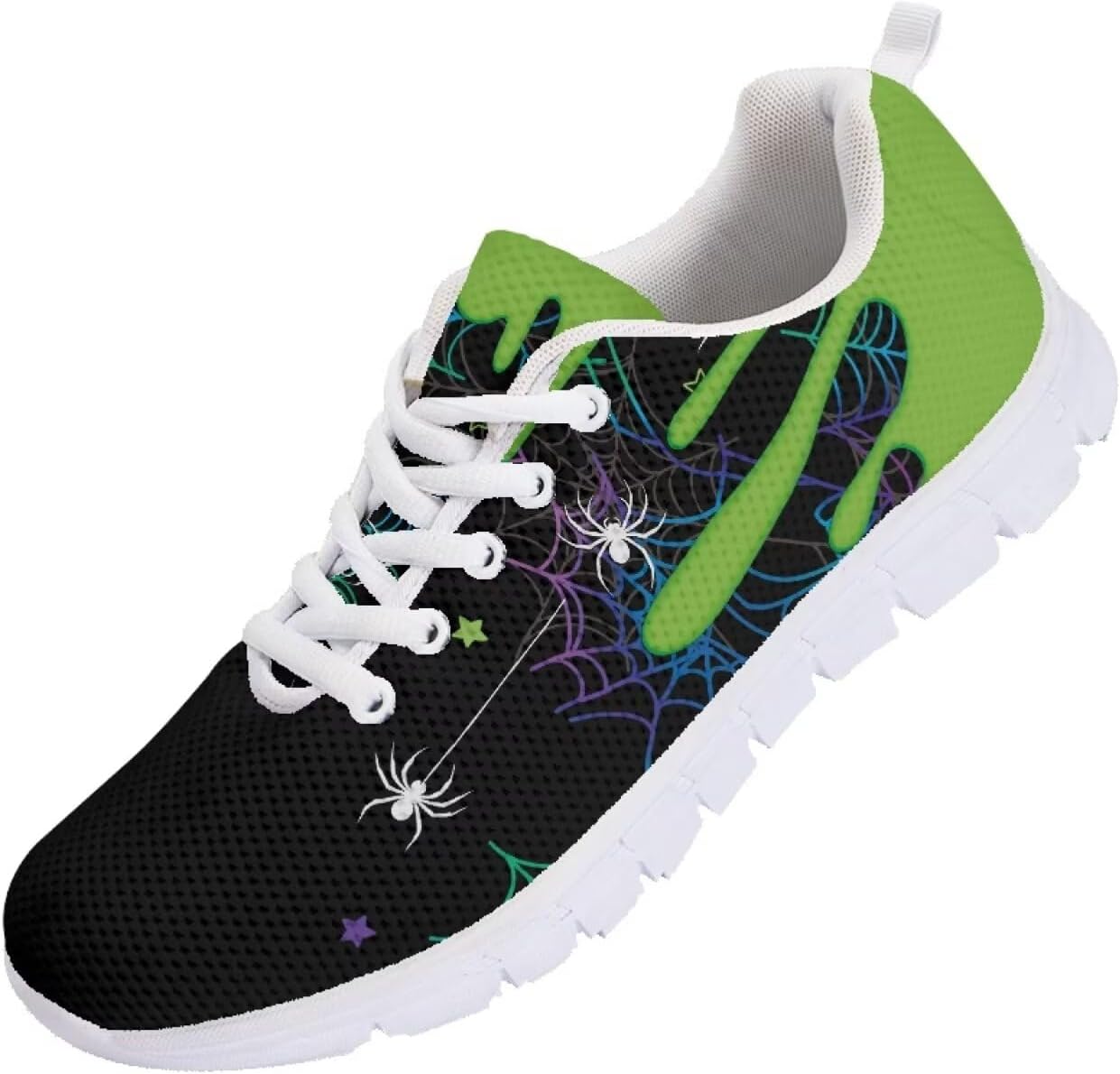Кроссовки Forchrinse для женщин и мужчин, повседневные с шнуровкой, нескользящие, для бега, спорта и тренажерного зала, Halloween Spider
Кроссовки Forchrinse для женщин и мужчин, повседневные с шнуровкой, нескользящие, для бега, спорта и тренажерного зала, Halloween Spider