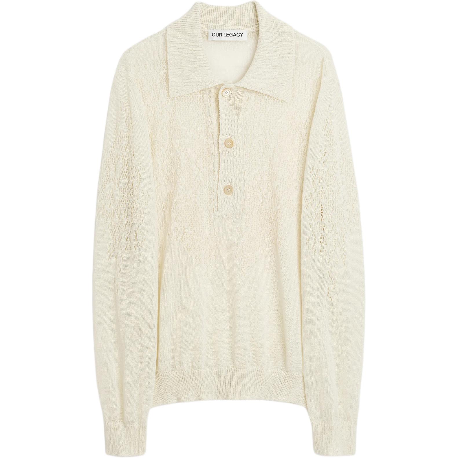 Свитер Big Piquet OUR LEGACY, белый 
Свитер Big Piquet OUR LEGACY, белый