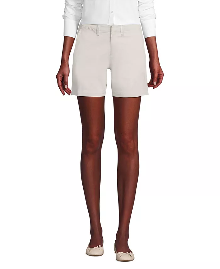 Женские классические шорты-чинос 7" Lands' End, серый
Женские классические шорты-чинос 7" Lands' End, серый