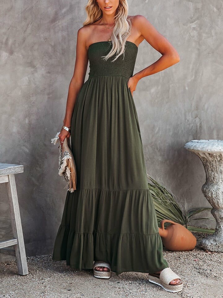 Длинное платье Milan Kiss, хаки
Длинное платье Milan Kiss, хаки