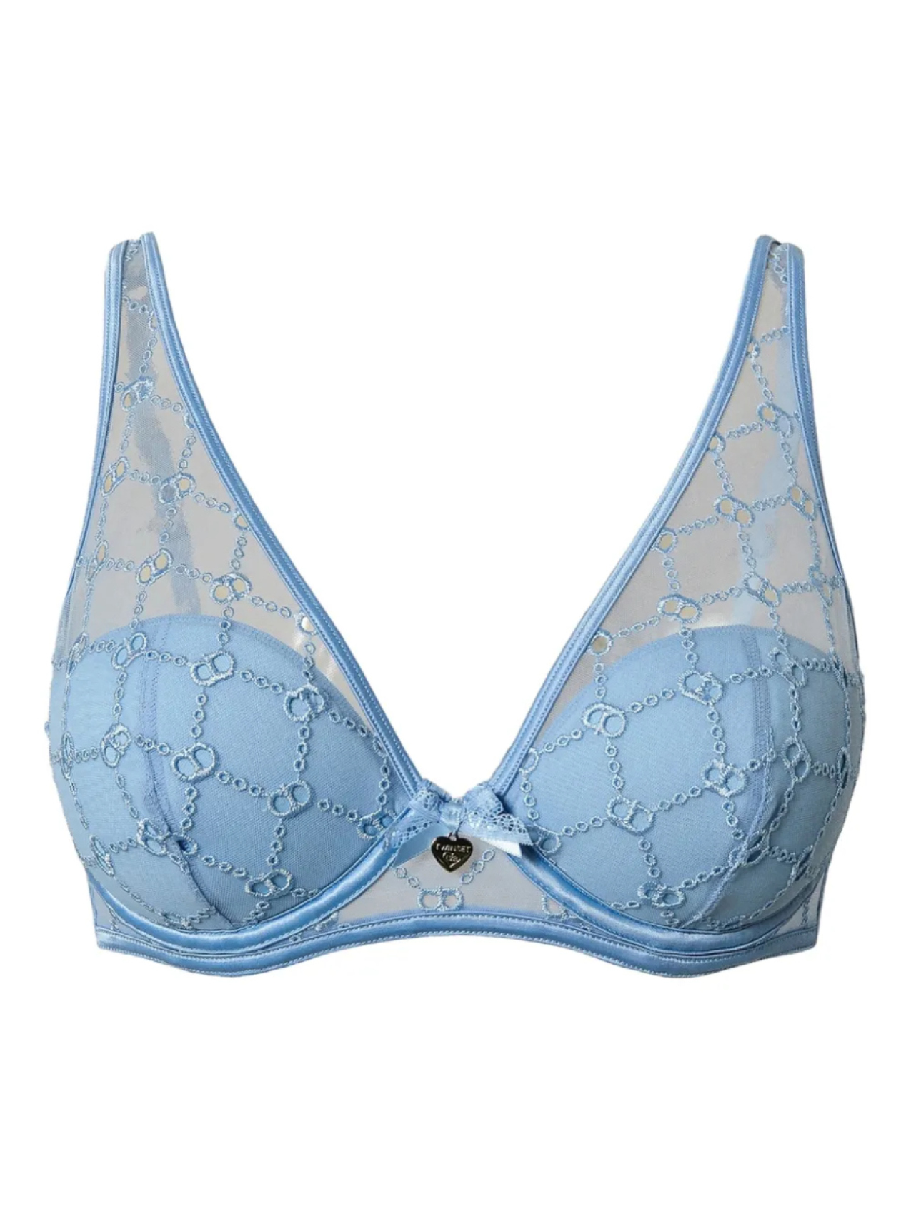 TWINSET сетчатый бюстгальтер с кружевом, синий
TWINSET сетчатый бюстгальтер с кружевом, синий