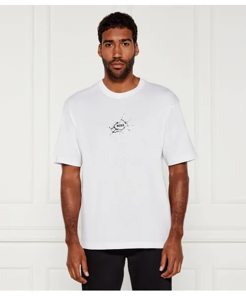 Футболка te_voyage Loose fit Boss Orange, белый 
Футболка te_voyage Loose fit Boss Orange, белый