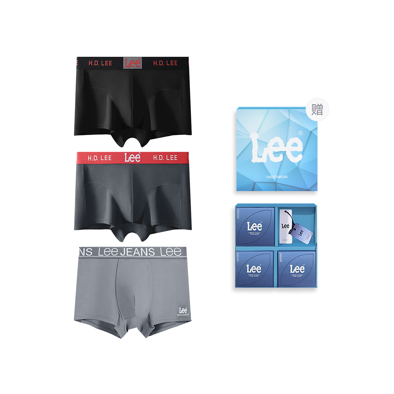 Lee Sunset 5.0 подарочный набор мужского белья 3 шт
Lee Sunset 5.0 подарочный набор мужского белья 3 шт