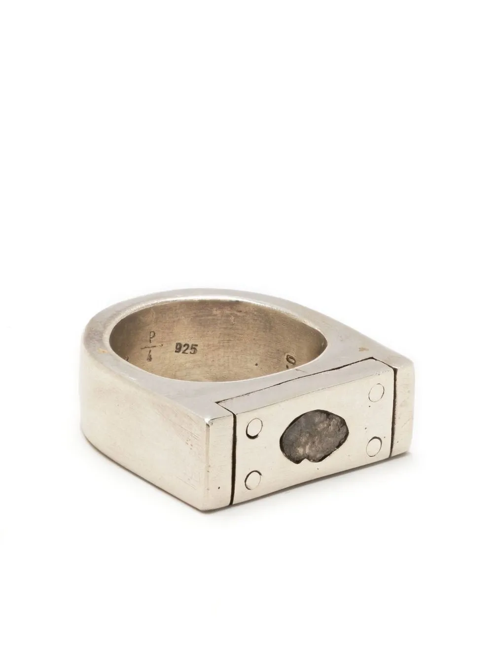 Серебряное кольцо Plate с бриллиантом Parts of Four, серебяный
Серебряное кольцо Plate с бриллиантом Parts of Four, серебяный