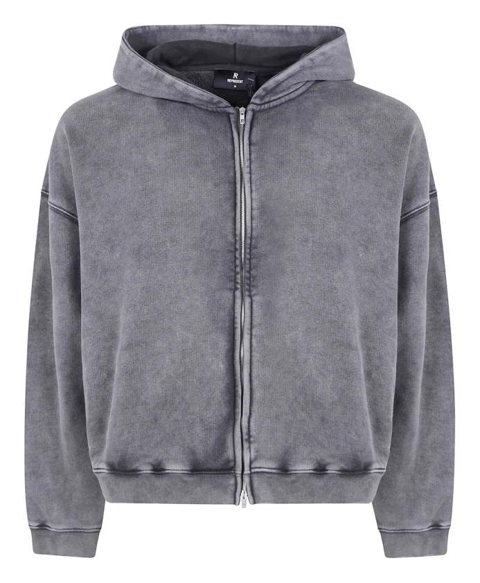 Толстовка прямого кроя на молнии с надписью Initial Represent, серый
Толстовка прямого кроя на молнии с надписью Initial Represent, серый