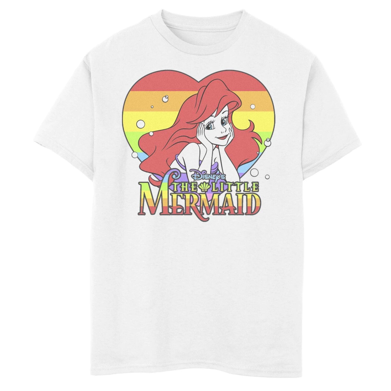 Футболка «Радуга Ариэль» с принцессами Диснея для мальчиков 8–20 лет Licensed Character 
Футболка «Радуга Ариэль» с принцессами Диснея для мальчиков 8–20 лет Licensed Character