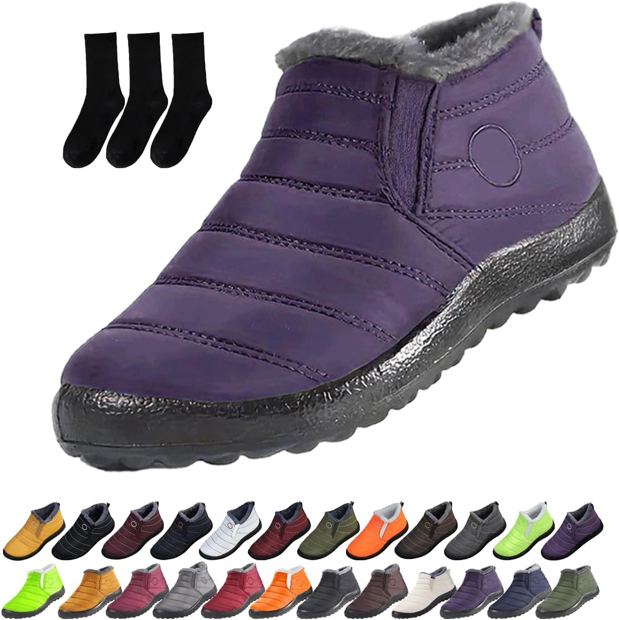 Женские и мужские снежные ботинки, утепленные ботильоны для снега, удобные легкие кроссовки, теплая и комфортная обувь на зиму Generic, пурпурный
Женские и мужские снежные ботинки, утепленные ботильоны для снега, удобные легкие кроссовки, теплая и комфортная обувь на зиму Generic, пурпурный