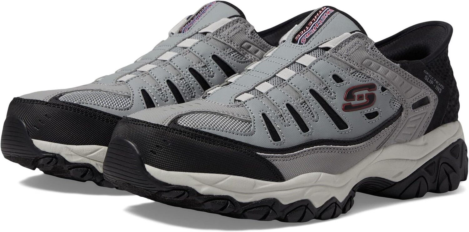Кроссовки Afterburn M. Fit Ridgeburn Hands Free Slip-Ins SKECHERS, серый/черный
Кроссовки Afterburn M. Fit Ridgeburn Hands Free Slip-Ins SKECHERS, серый/черный