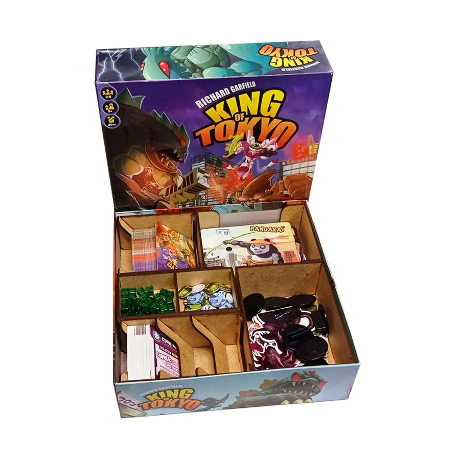 Совместимая вставка King of Tokyo, Tray Inserts (Customeeple)
Совместимая вставка King of Tokyo, Tray Inserts (Customeeple)