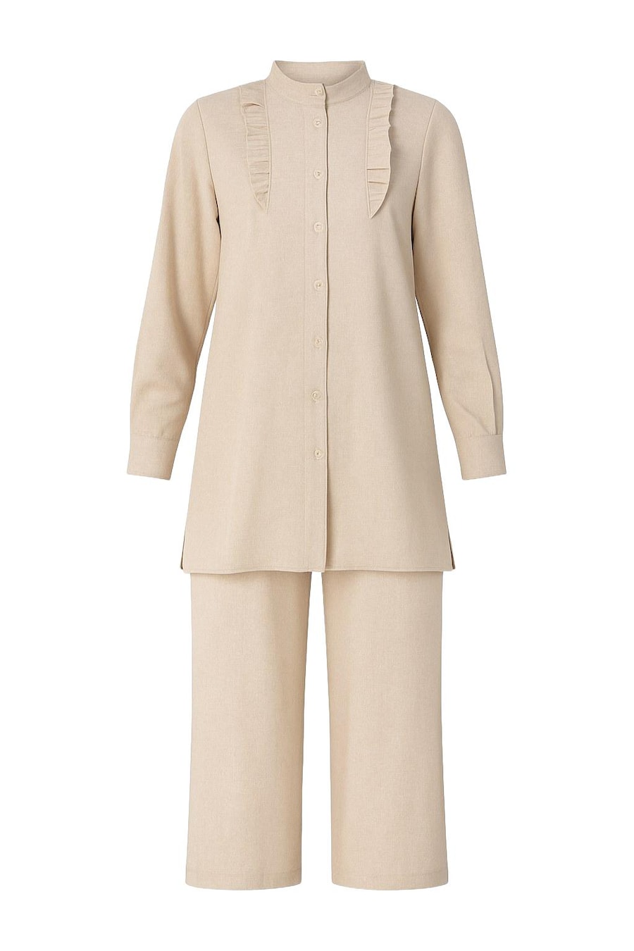 Брючный костюм MODAMIHRAM, бежевый
Брючный костюм MODAMIHRAM, бежевый