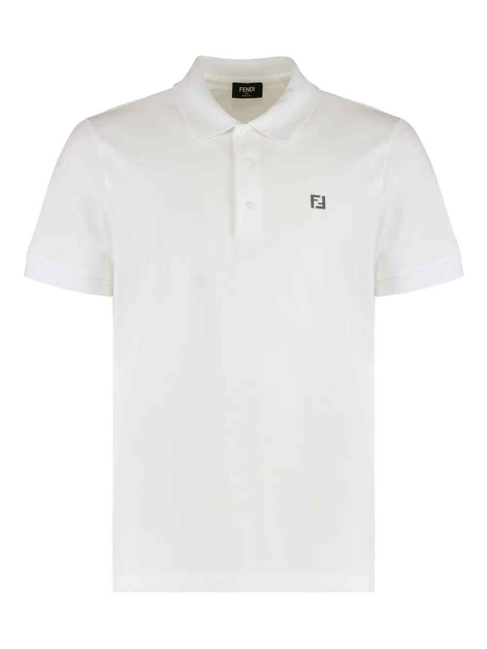 Рубашка поло из ткани пике FENDI, белый
Рубашка поло из ткани пике FENDI, белый