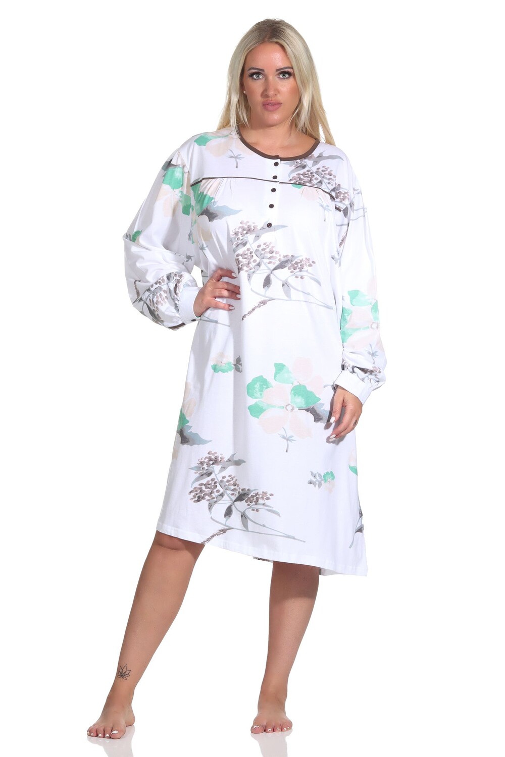 Ночная рубашка NORMANN, зеленый
Ночная рубашка NORMANN, зеленый