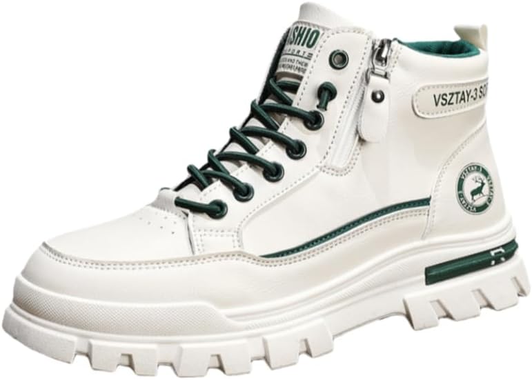 Мужские модные ботинки до щиколотки с шнуровкой, толстой подошвой и высокой колодкой, подходят как для повседневной работы, так и для использования на улице Hoalox, бежевый
Мужские модные ботинки до щиколотки с шнуровкой, толстой подошвой и высокой колодкой, подходят как для повседневной работы, так и для использования на улице Hoalox, бежевый