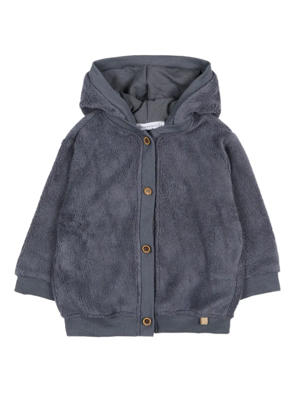 Бомбер с капюшоном из ткани "тедди" Bamboom, синий
Бомбер с капюшоном из ткани "тедди" Bamboom, синий