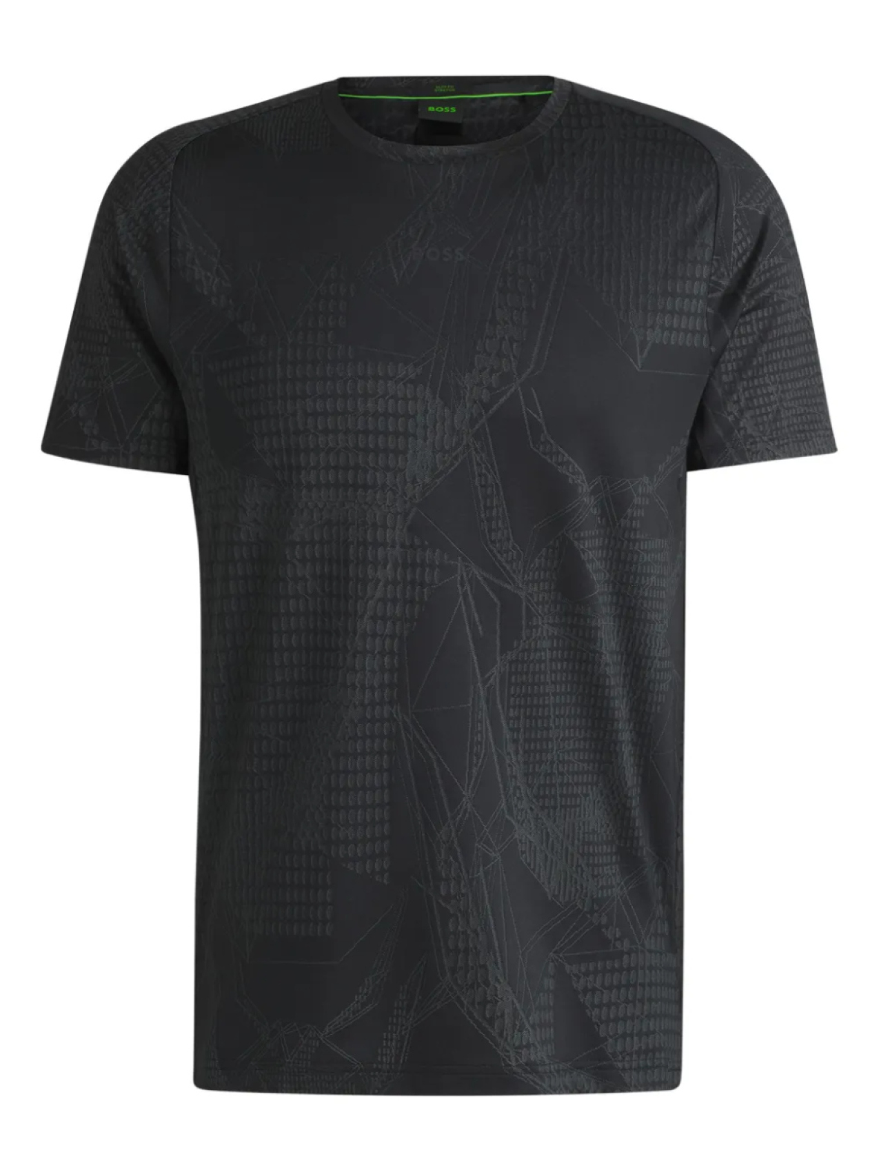 Жаккардовая футболка с узором BOSS, черный
Жаккардовая футболка с узором BOSS, черный