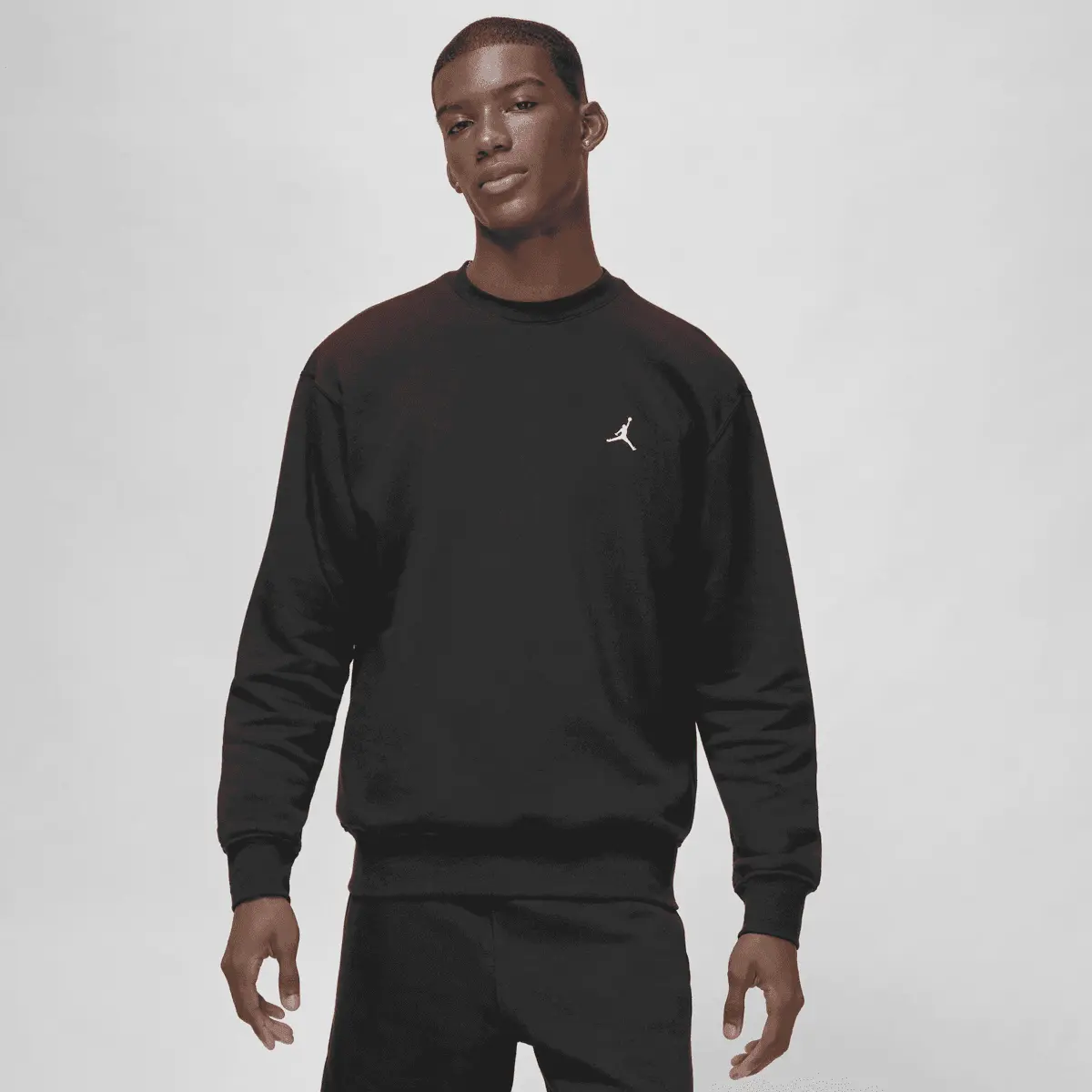 Толстовка Jordan Brooklyn Fleece Crewneck, черный 
Толстовка Jordan Brooklyn Fleece Crewneck, черный