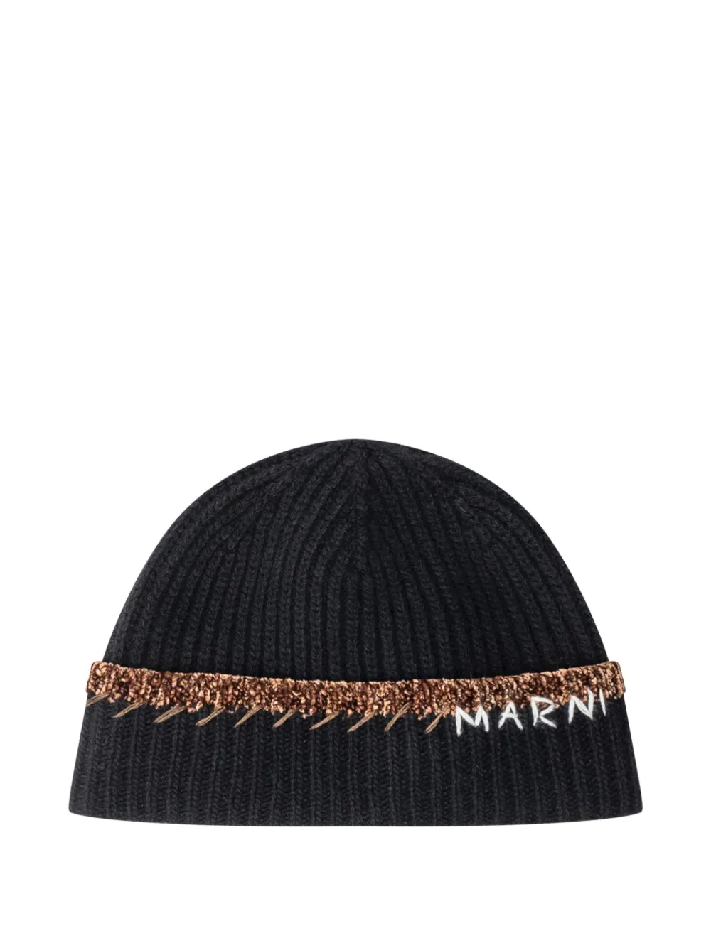 Шапка бини в рубчик Marni, черный
Шапка бини в рубчик Marni, черный