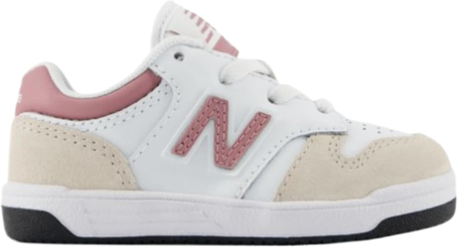 Детские кроссовки New Balance 480 V1 на шнуровке (унисекс), белый/розовый
Детские кроссовки New Balance 480 V1 на шнуровке (унисекс), белый/розовый