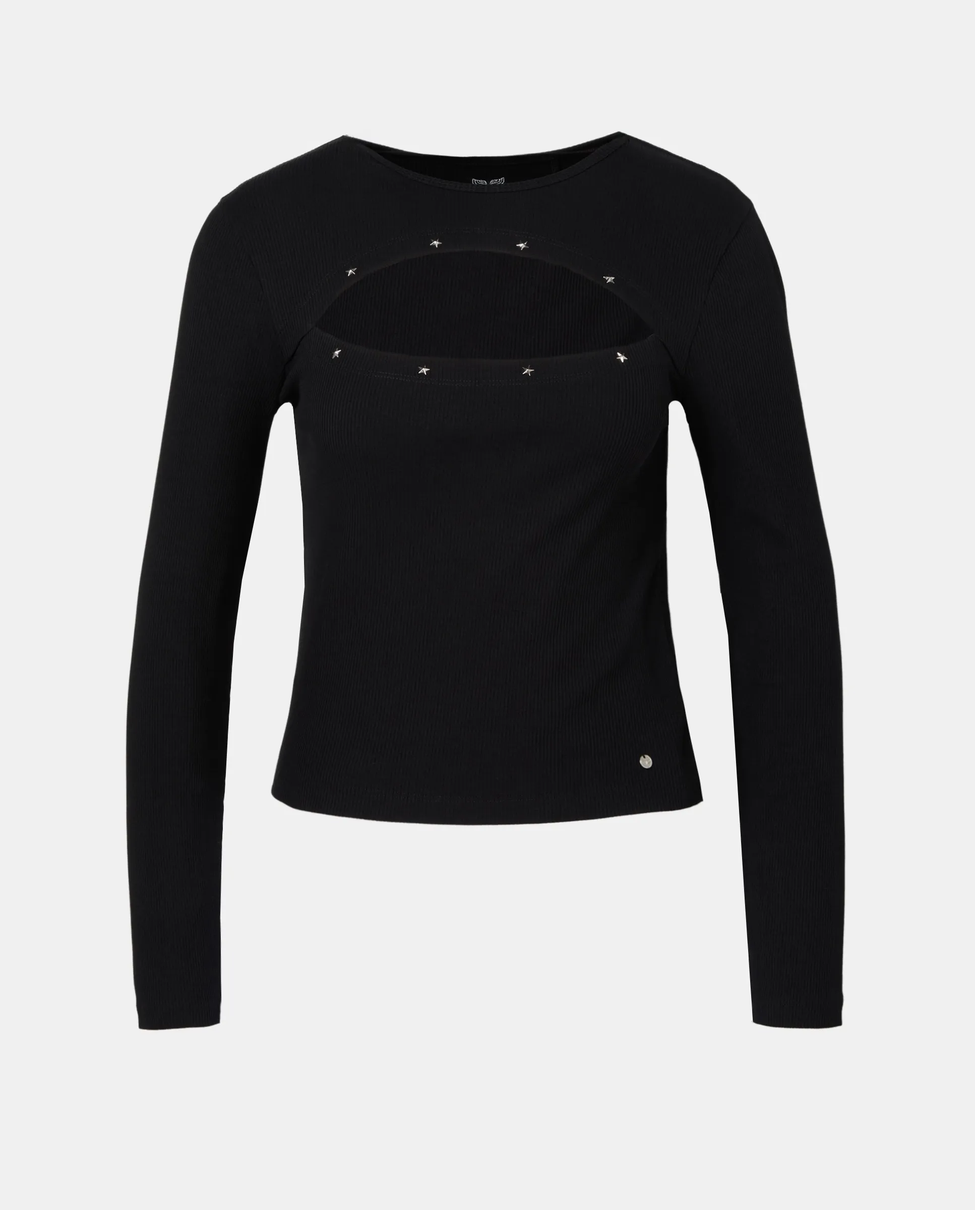 Женская футболка с длинным рукавом, рубчик, с кнопками на застежке Green Coast, черный
Женская футболка с длинным рукавом, рубчик, с кнопками на застежке Green Coast, черный