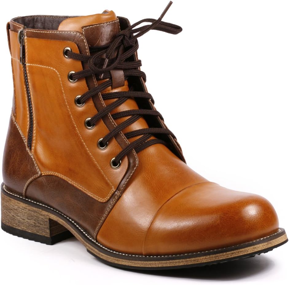 Мужские ботинки Metrocharm MC003 с застежкой-шнуровкой и закрытым носком, формальные, повседневные и модные, коричневый
Мужские ботинки Metrocharm MC003 с застежкой-шнуровкой и закрытым носком, формальные, повседневные и модные, коричневый